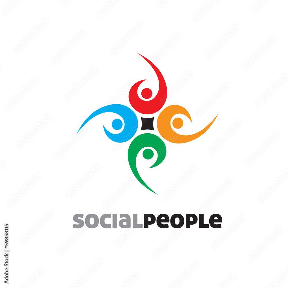 Obraz premium Social People