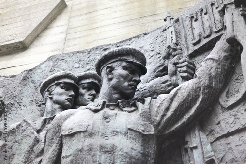 Schilderij op canvas WWII memorial in Kiev, Ukraine