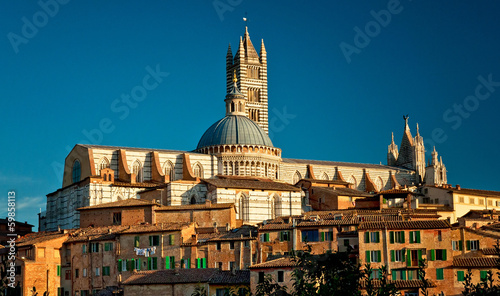 Panorama of Siena, Tuscany,...
