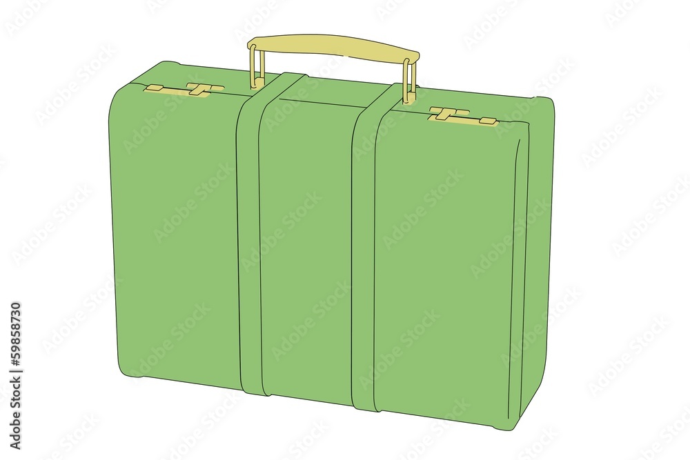 cartoon image of suitcase (luggage) Stock Illustration Adobe Stock
