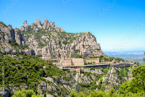 Sacred monastery Montserrat