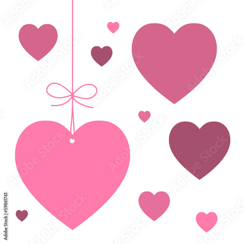 ETIQUETTES COEURS (je t’aime saint valentin carte fête amoureux)