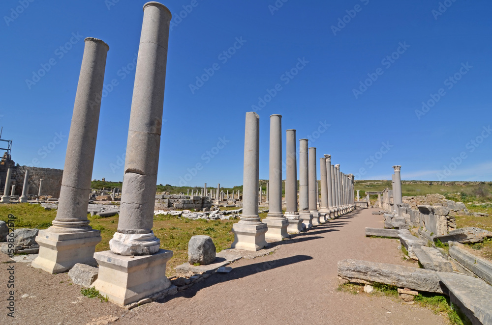 Row of Columns