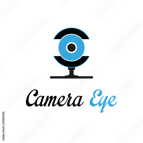 Camera eye logo template