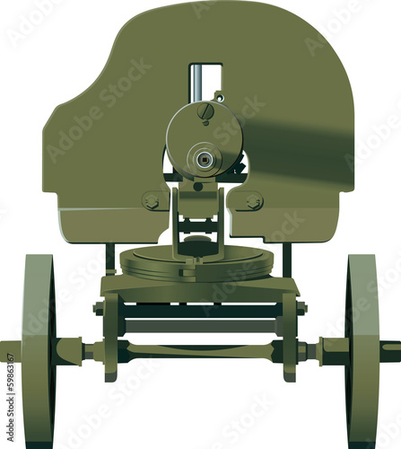 Maxim machine gun