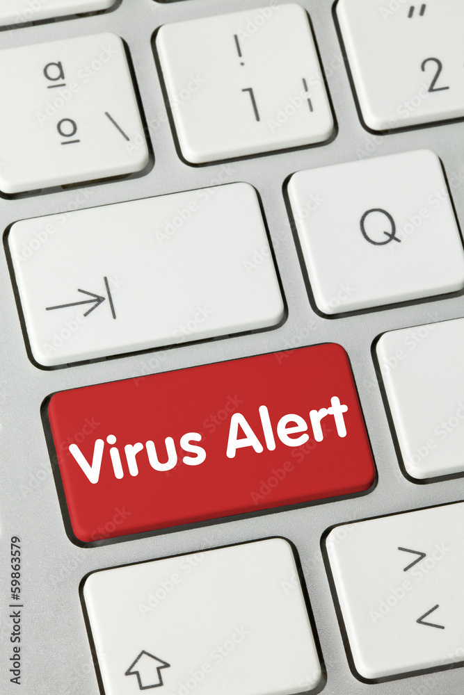 Virus alert. Keyboard