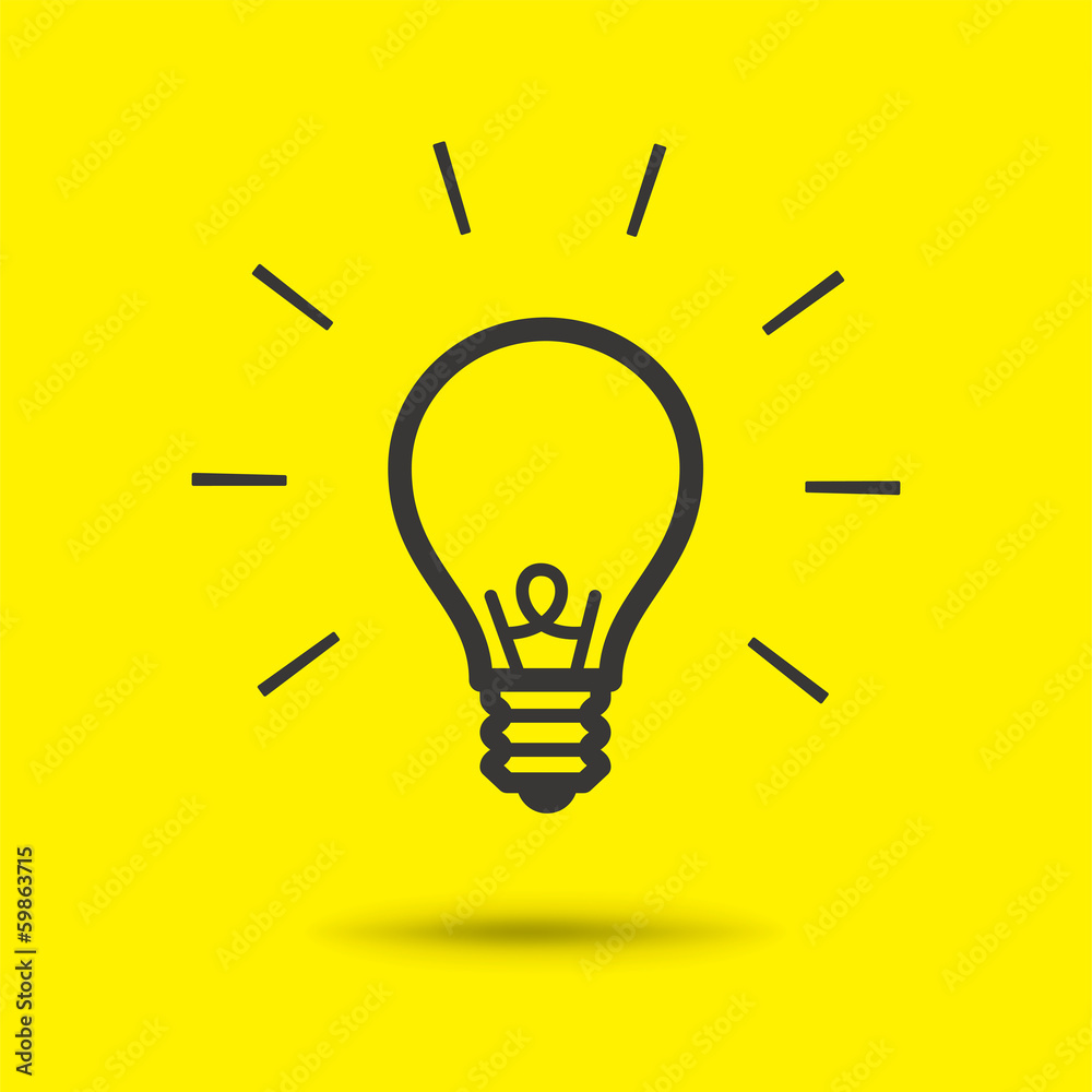 電球 ひらめき Stock Vector Adobe Stock