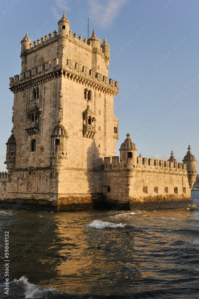 Tower of Belem in Lisbon, Portugal