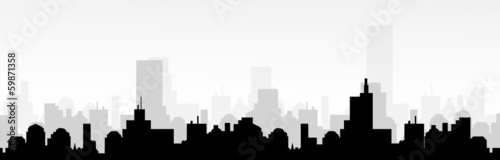 Cityscape skyline -Vector photo