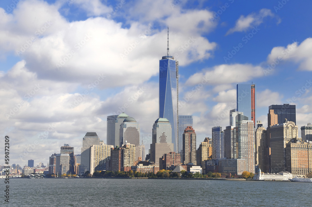 Naklejka premium Manhattan