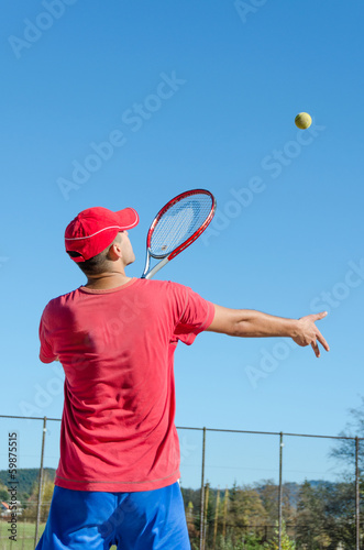 tennis player serve the ball © Stanisic Vladimir