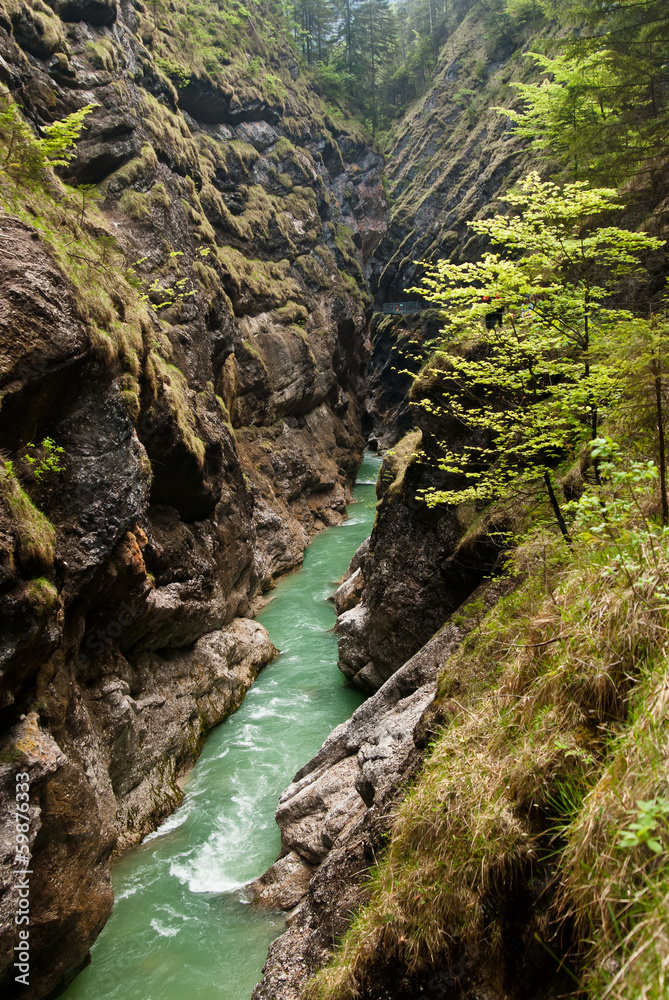 river in a deep canyon