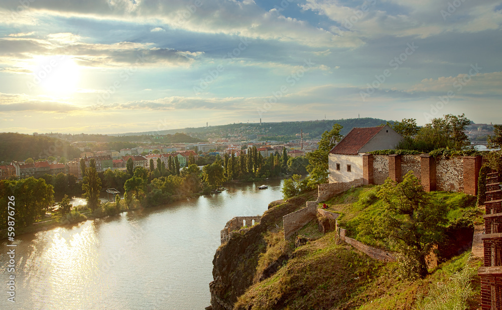Obraz premium Praga Panorama