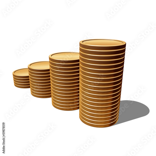 blank gold coins