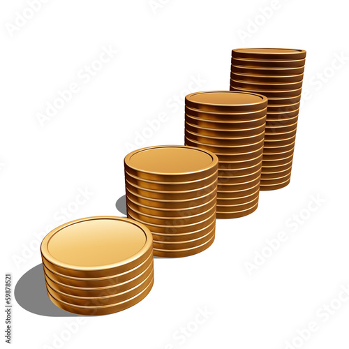 blank gold coins