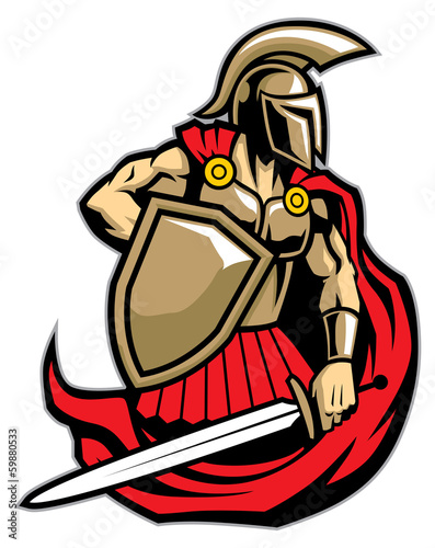Obraz na plátně spartan warrior