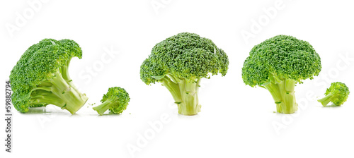 three broccoli