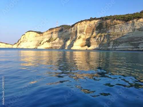 seascape of corfu greece