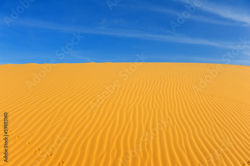 Sand Pattern Textured on Sand Dunes
