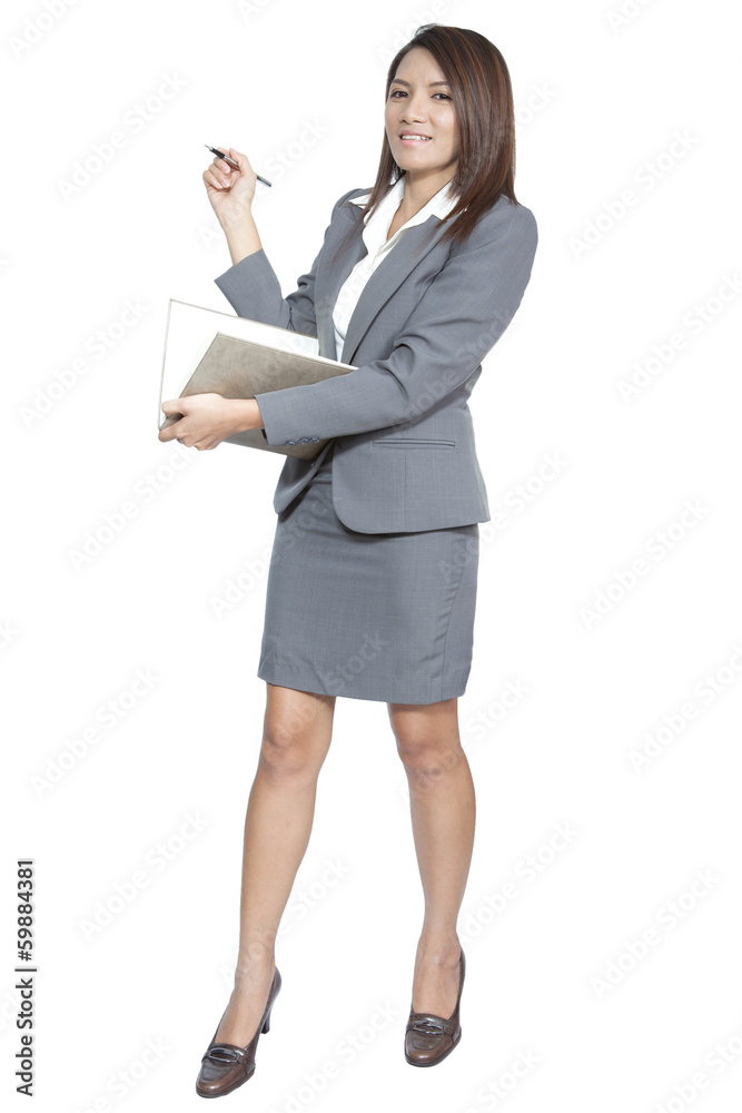 Asian businesswoman beautiful young pretty gesture smiling drawi Asian businesswoman beautiful young pretty gesture smiling drawi