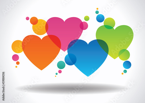 Heart for Valentines Day Background