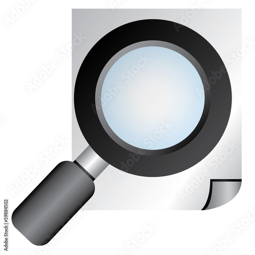 search, documentary verification, magnifying glass