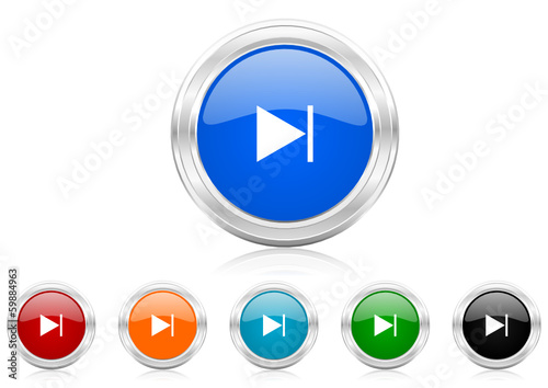 next icon vector set