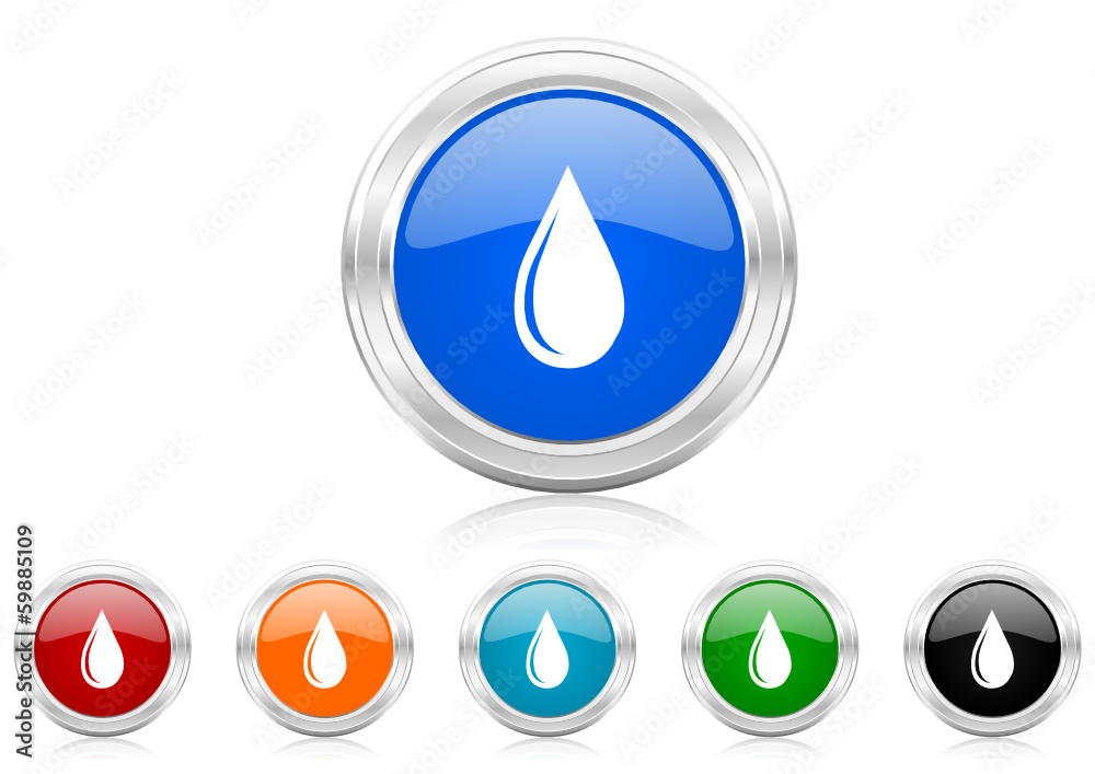 drop icon vector set drop icon vector set