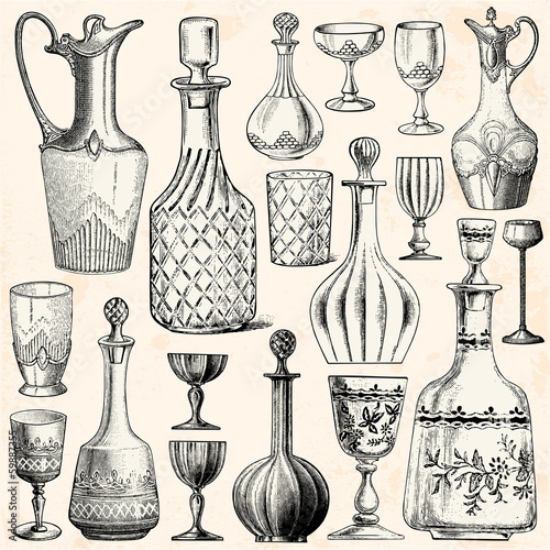 Collection of glasses