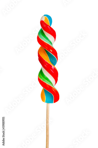 Long lollipop on a stick