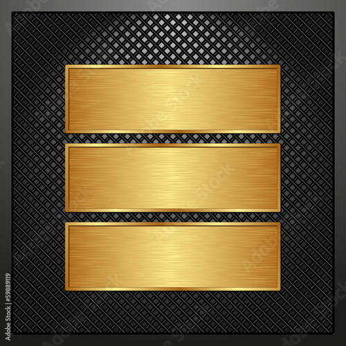 golden banners