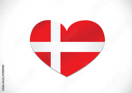 Wallpaper Mural National flag of Denmark