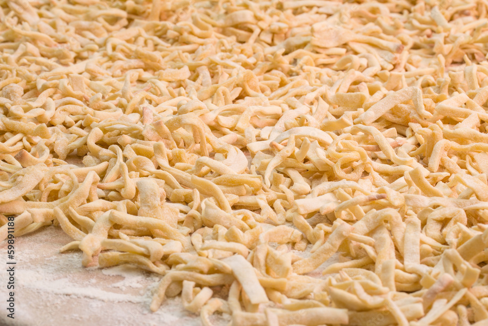 Hand made noodles Hand made noodles