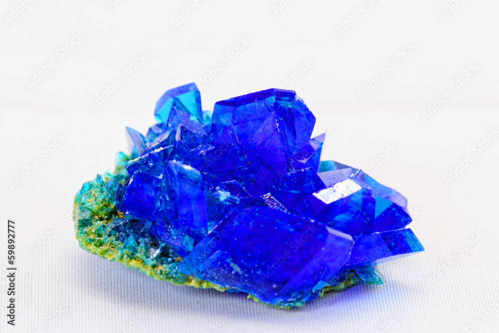 Crystals of blue vitriol - Copper sulfate Crystals of blue vitriol - Copper sulfate