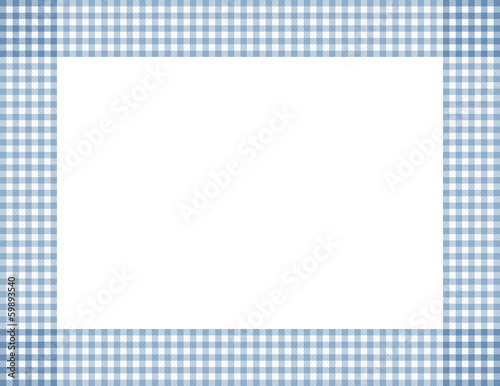 Blue Gingham Frame