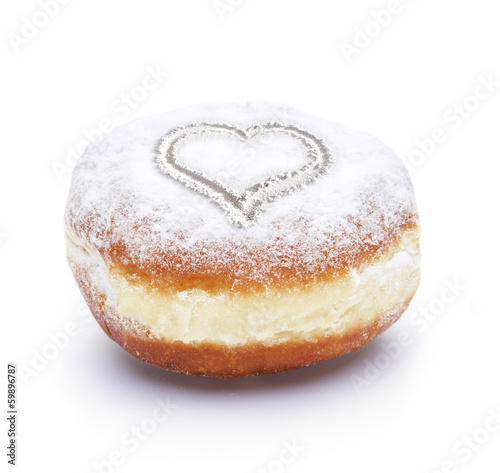 Krapfen mit Herz