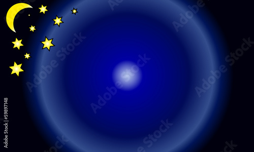 Night sky background