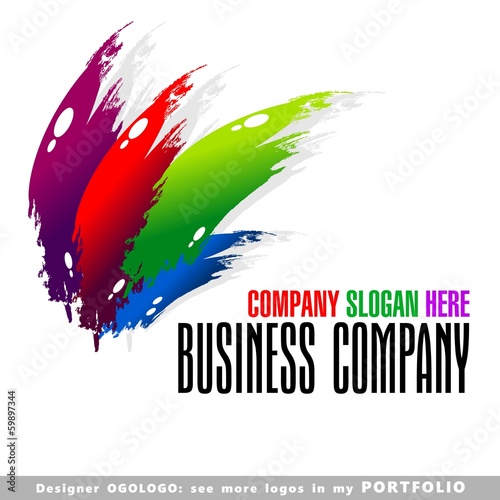 Fotografija abstract business logo emblem vector