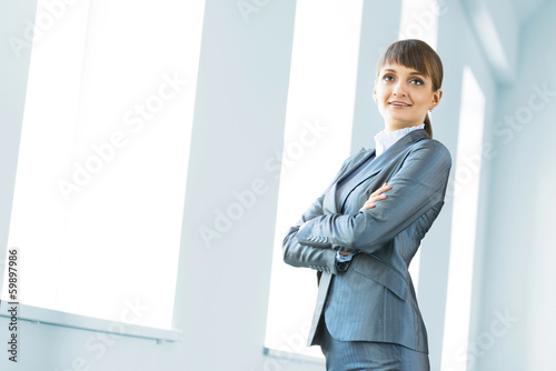 young modern business woman