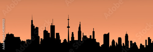 City skyline - vector