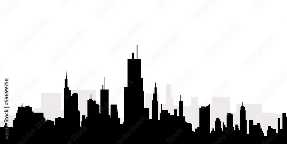 City Skyline - vector