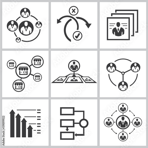 business management icons