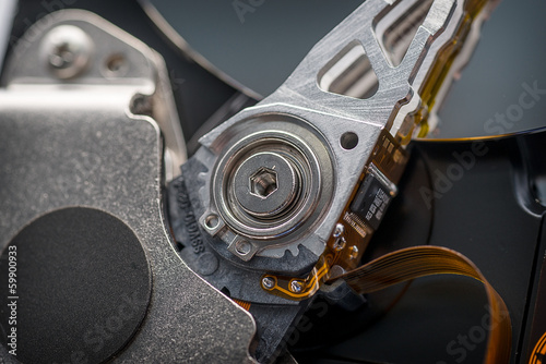 Wallpaper Mural details of a computer hard drive Torontodigital.ca