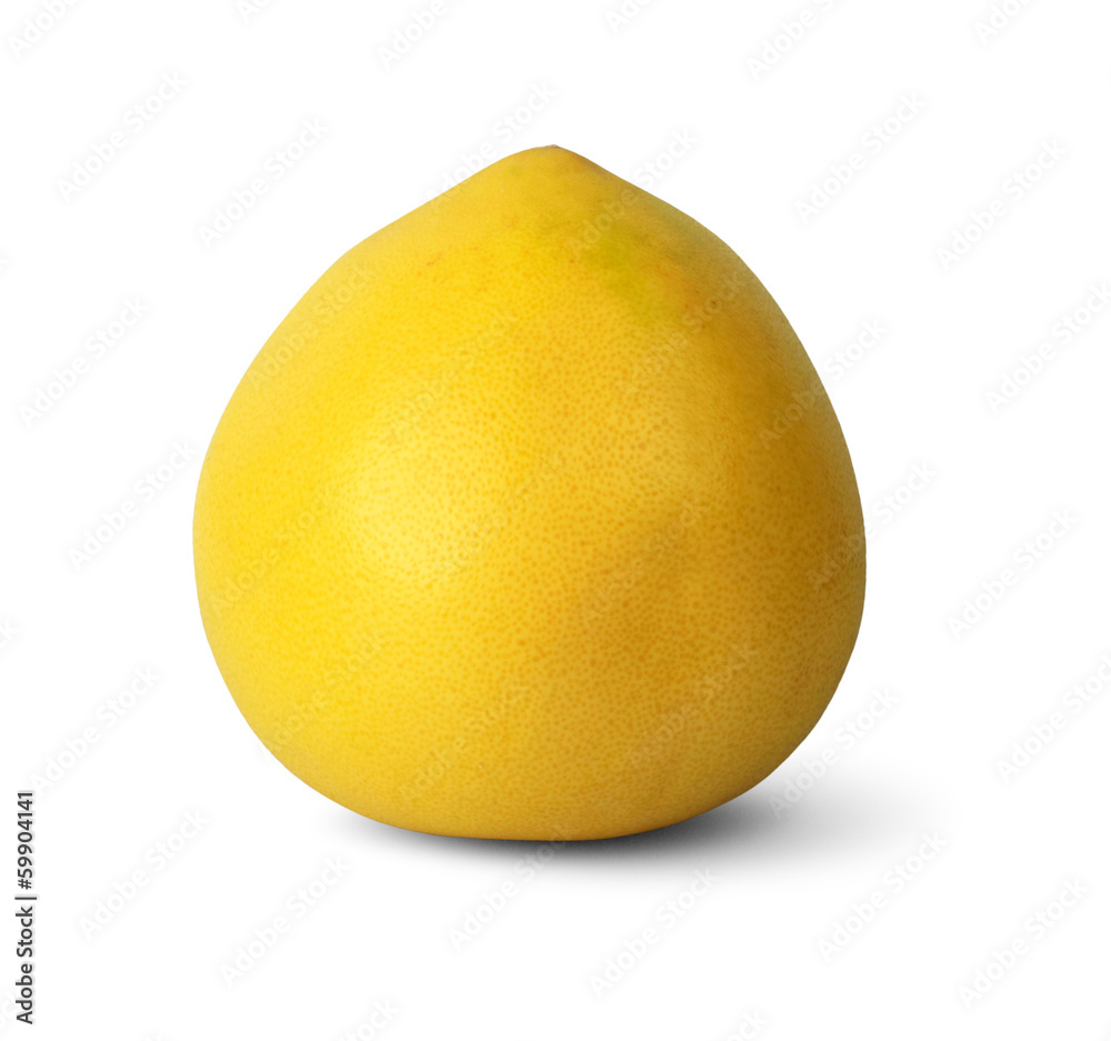 Pomelo fruit isolated on white Pomelo fruit isolated on white