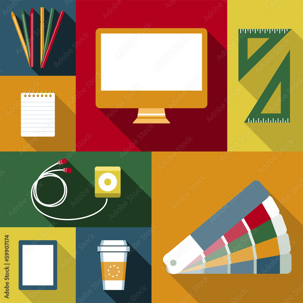 Objetos de trabajo del diseñador
