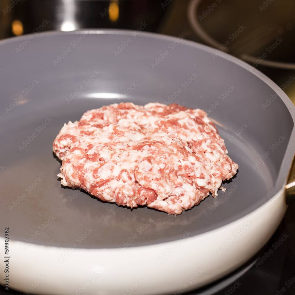 Making burger Making burger