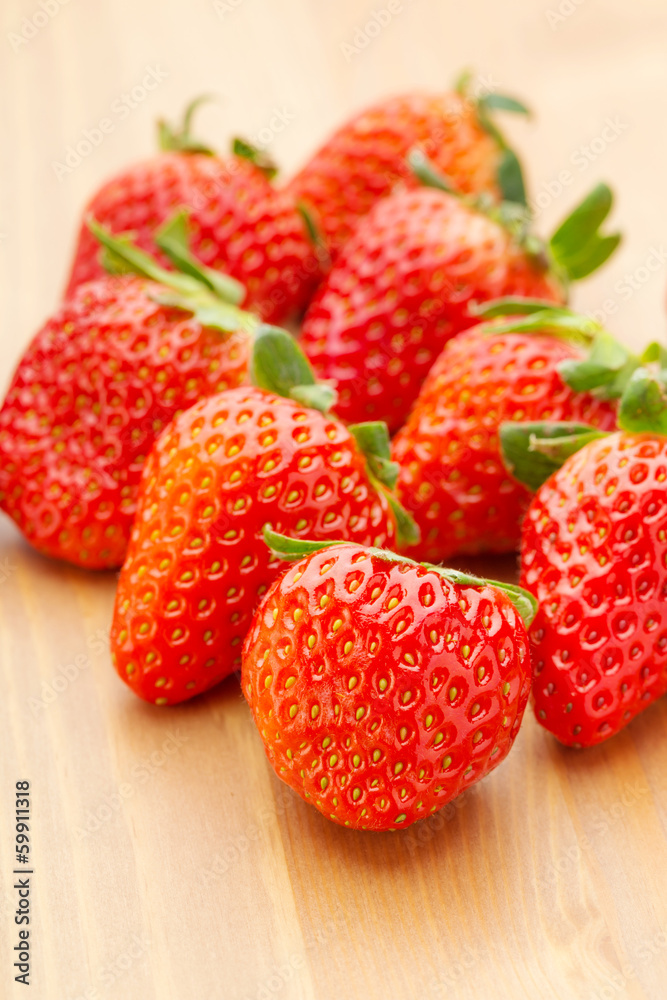 Group of strawberry