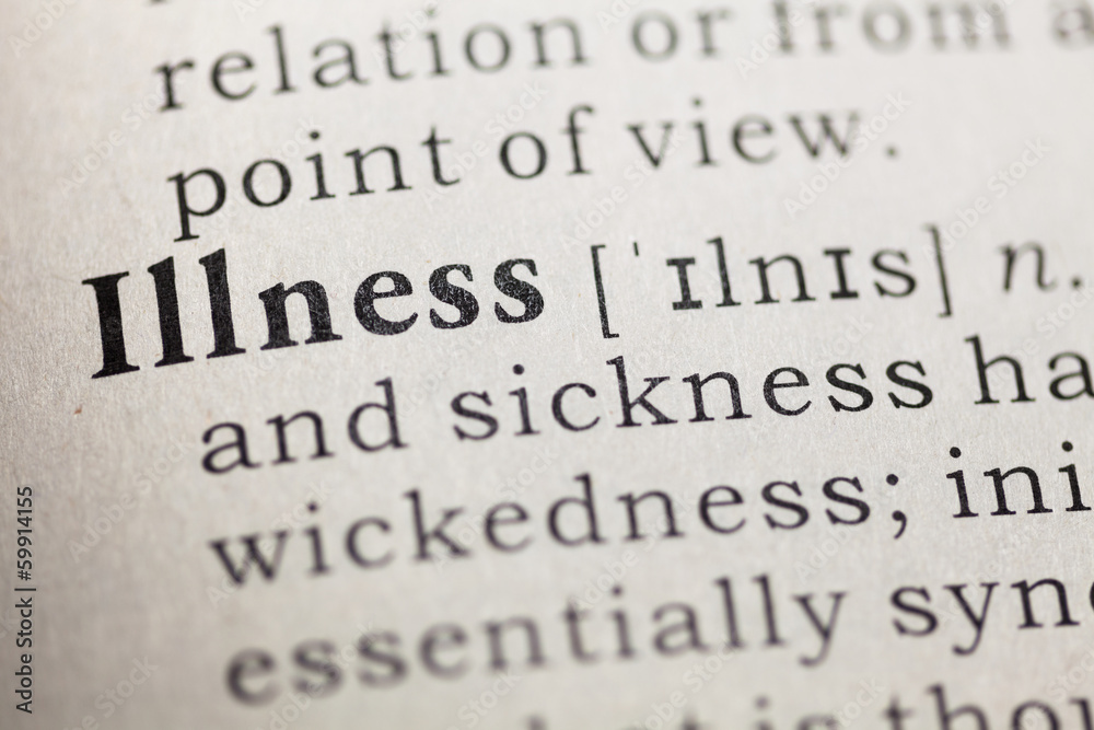 Obraz premium Illness