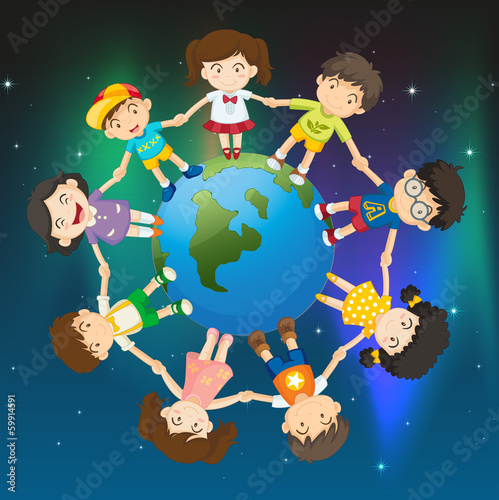 Kids around the globe