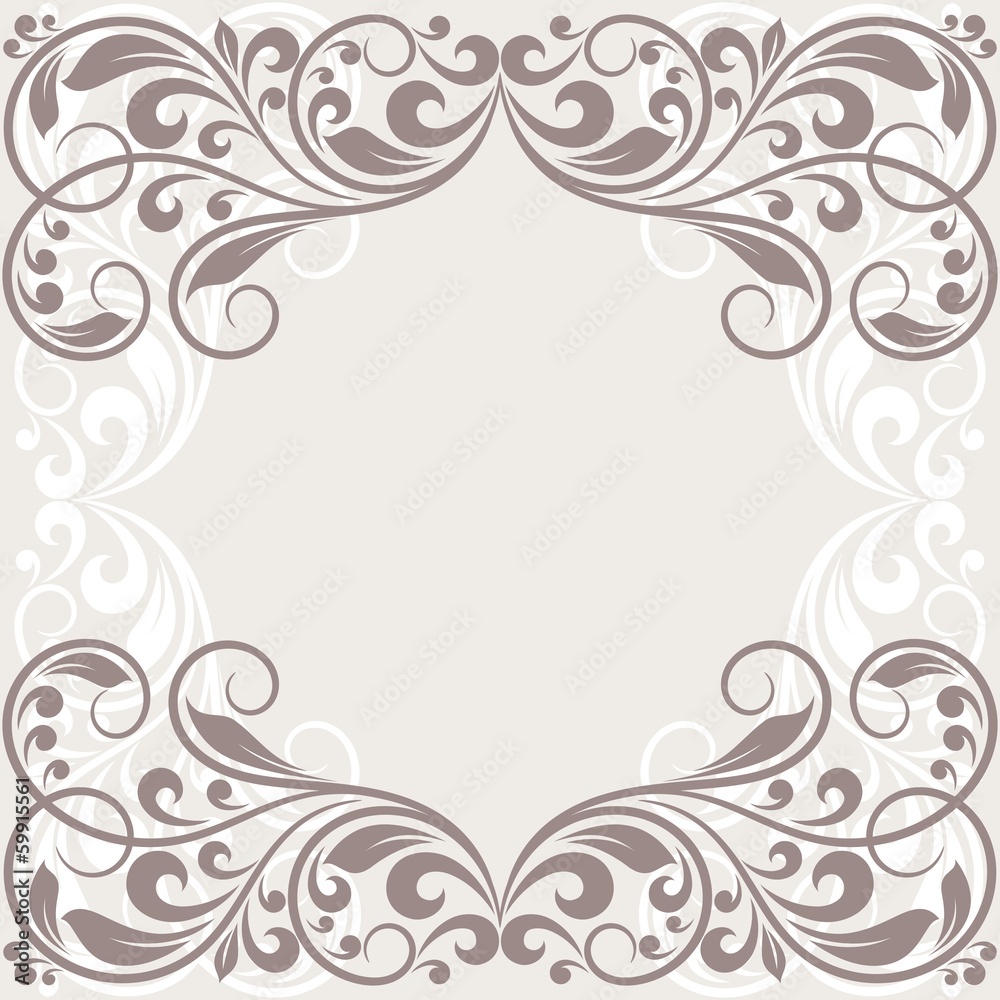 Floral greeting card. Floral greeting card.